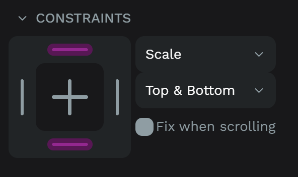 Vettical constraints